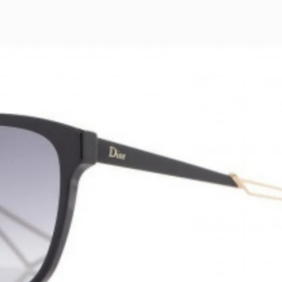 Dior Black and Gold Oversized Sunglasses - Picture 9 of 13